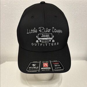 Jeep Black Baseball Hat with Embroidered Logo NWT